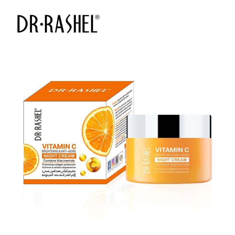 Crème de nuit éclaircissante et anti-âge à la vitamine C