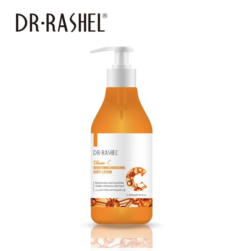 Lotion corporelle éclaircissante et nourrissante à la vitamine C