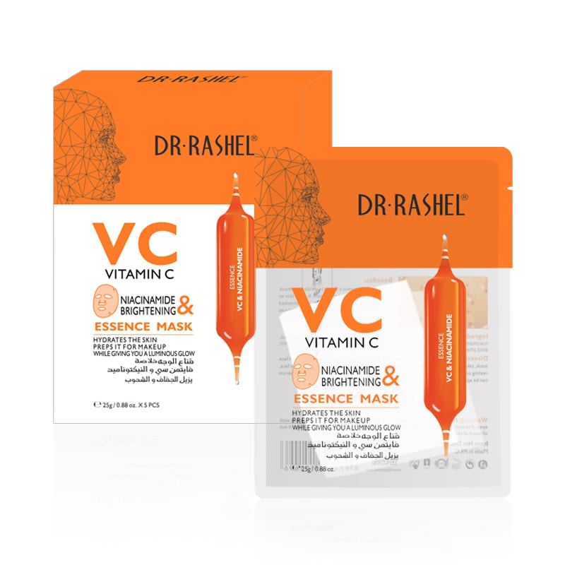 Masque à l'essence éclaircissante vitamine C et niacinamide